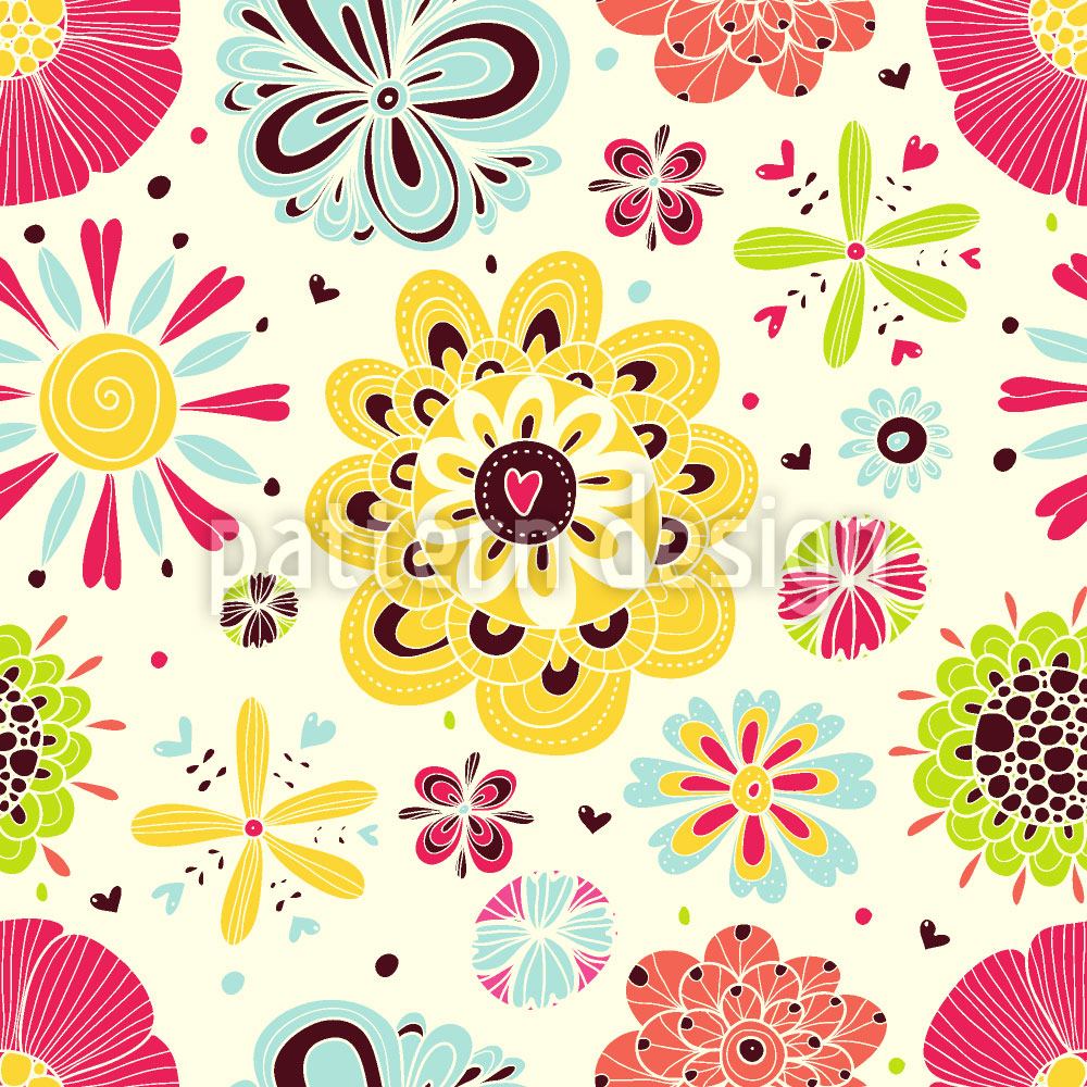 patterned-wallpaper-summer-splash-floral