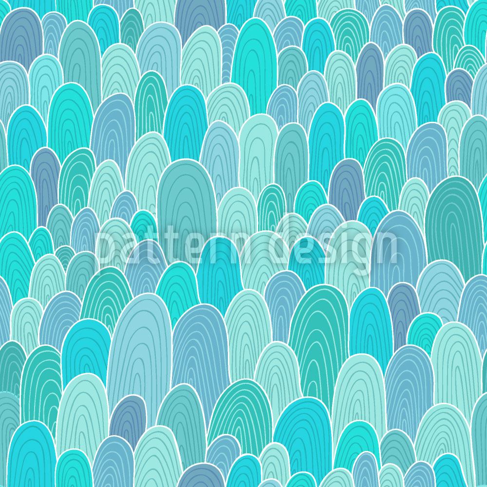 patterned-wallpaper-icy-stalagmites