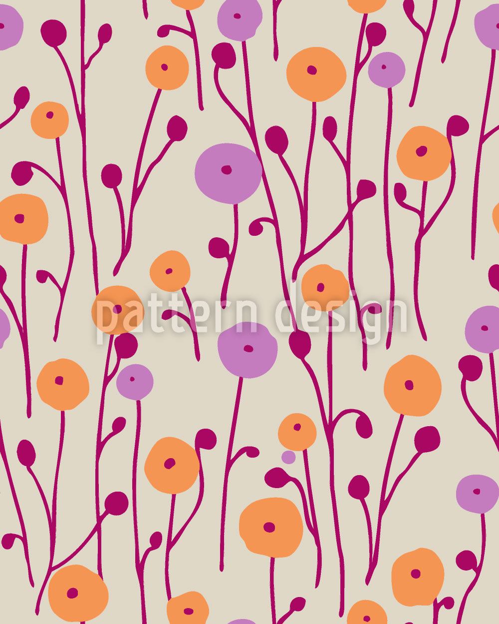 patterned-wallpaper-ranunculas