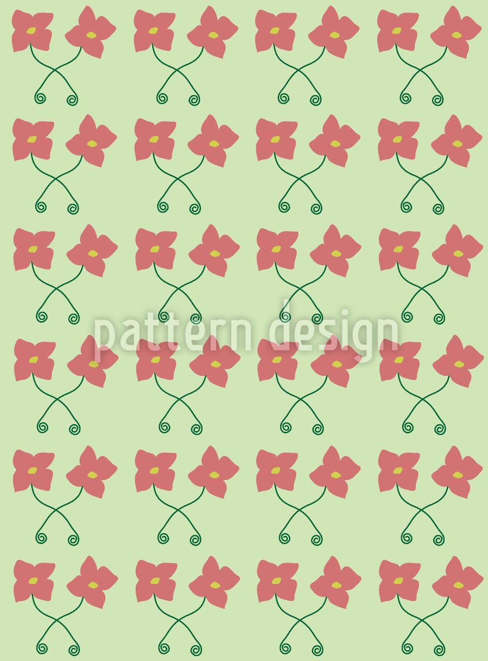 patterned-wallpaper-flower-couple