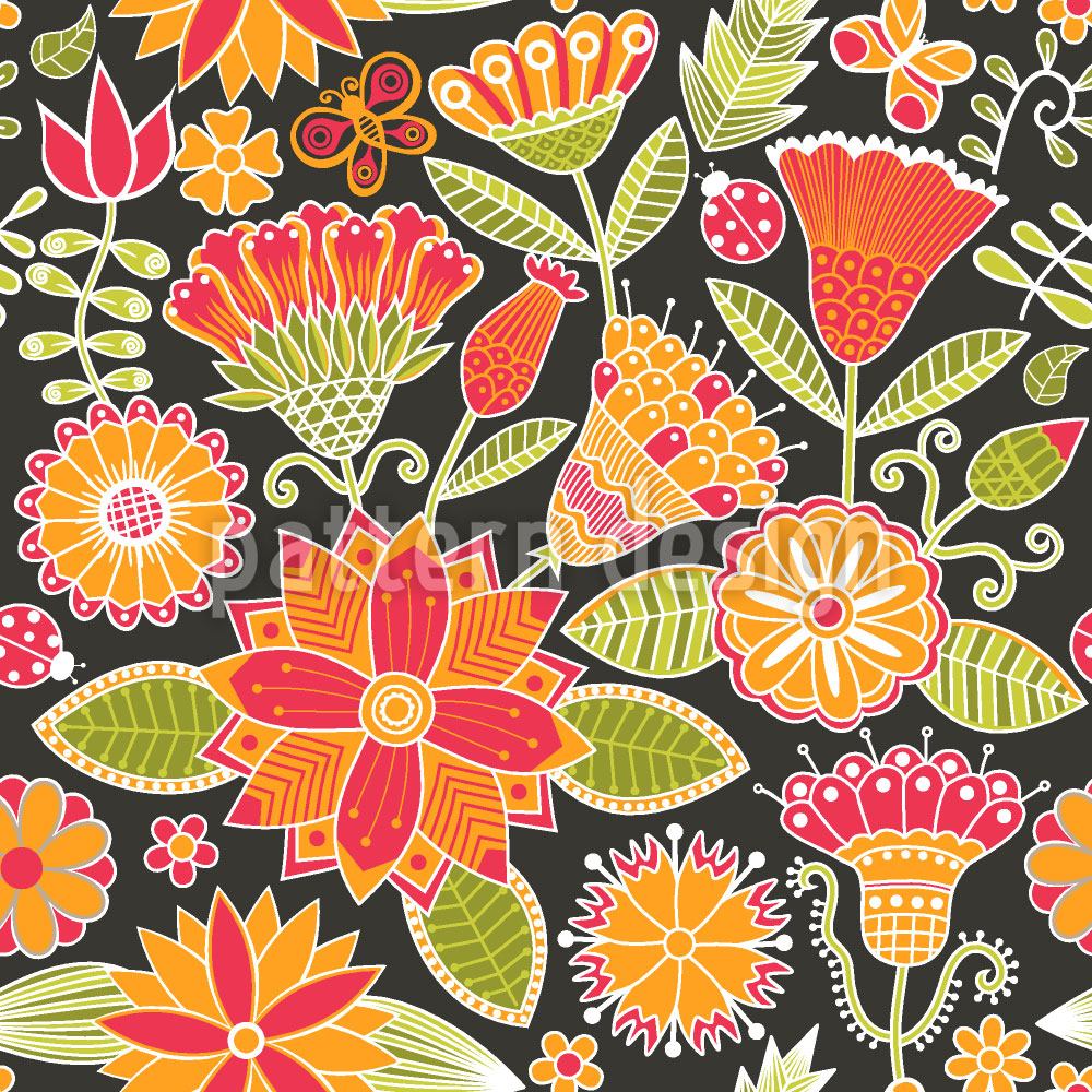 patterned-wallpaper-cheerful-garden-folklore