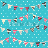 patterned-wallpaper-garlands-on-polkadots