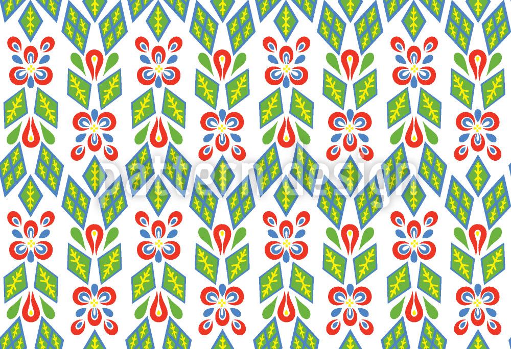 patterned-wallpaper-flower-arrangement