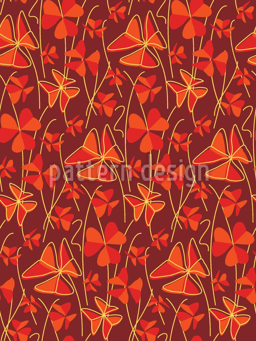 patterned-wallpaper-dekorative-clover