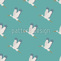 patterned-wallpaper-stork-flight