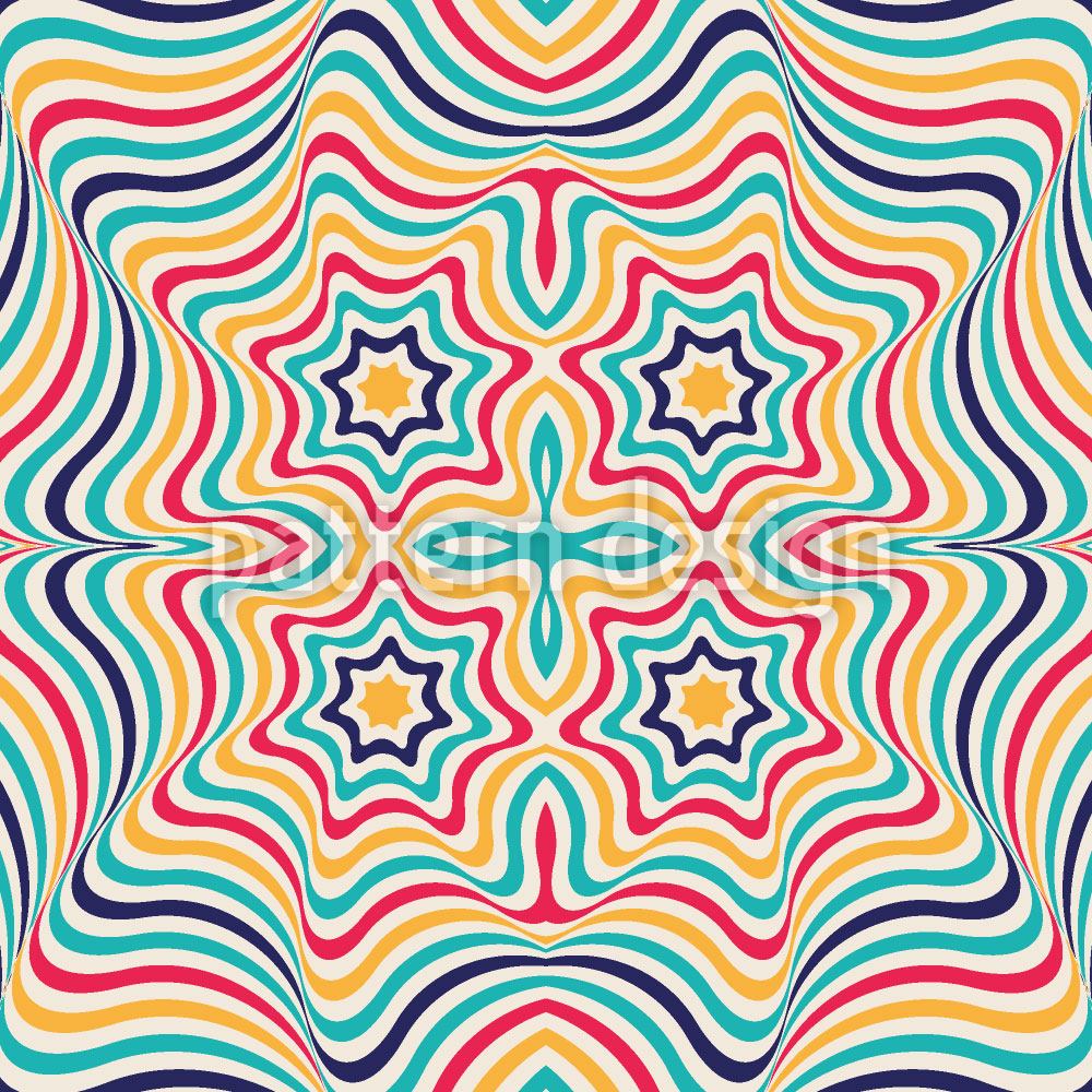 patterned-wallpaper-clown-kaleidoscope