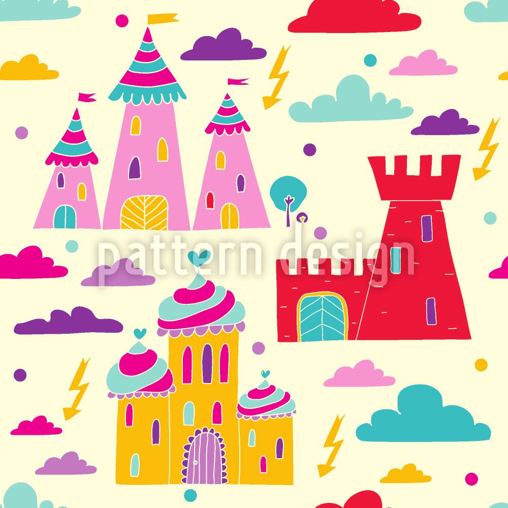 patterned-wallpaper-castles-in-the-sky