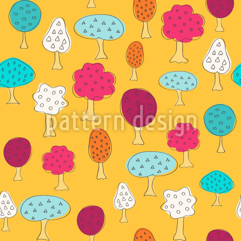 patterned-wallpaper-magnificent-fruit-trees