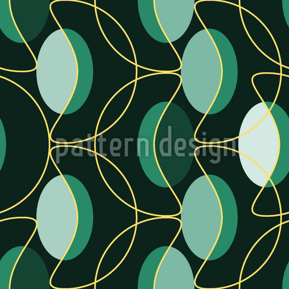 patterned-wallpaper-geometry-of-leaves