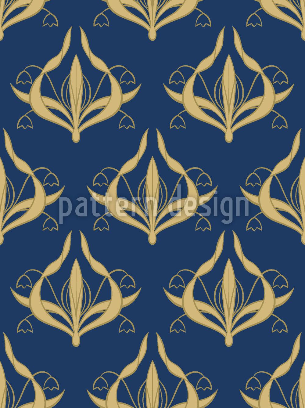 patterned-wallpaper-lily-blue