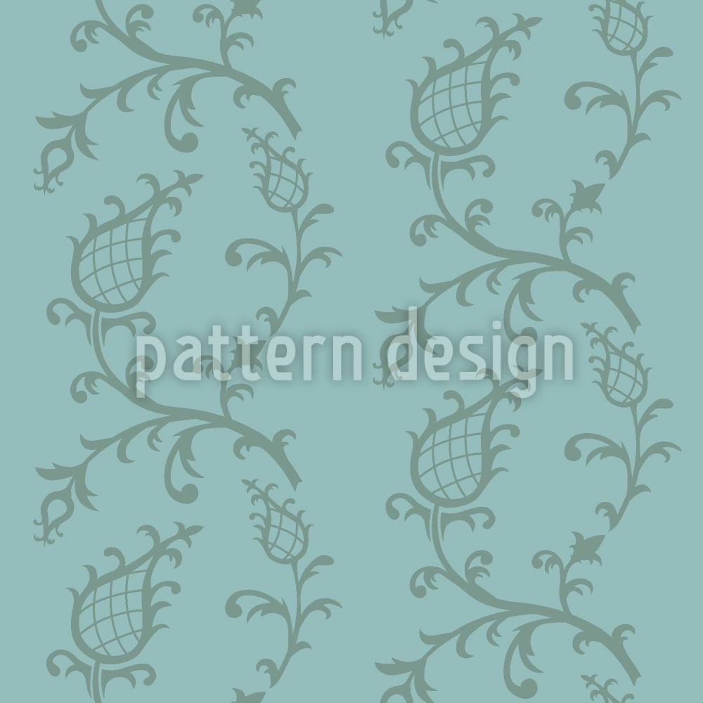 patterned-wallpaper-cinderella-blue