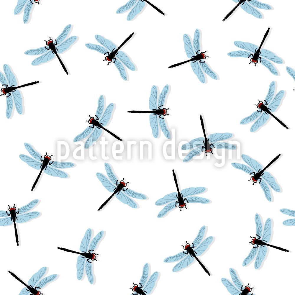 patterned-wallpaper-the-flight-of-the-dragonfly