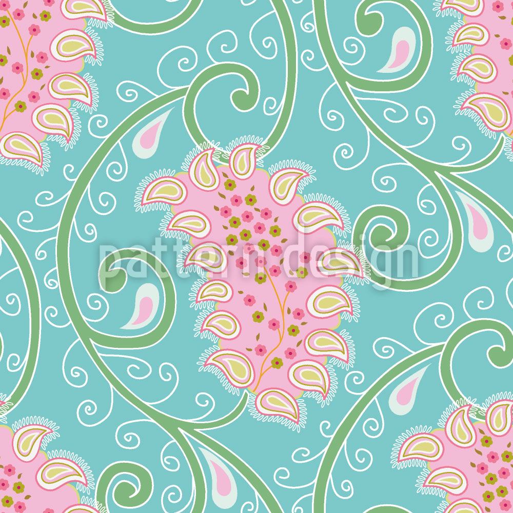 patterned-wallpaper-exotic-tendrillars