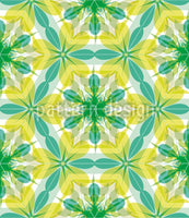 patterned-wallpaper-kaleidoscope-extreme-mint