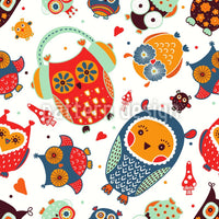 patterned-wallpaper-owl-exhibition