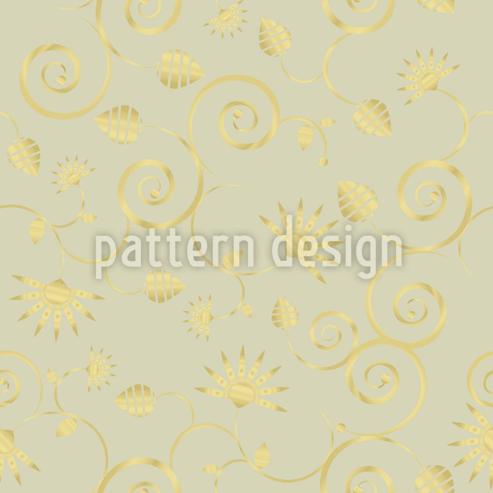 patterned-wallpaper-gold-flora