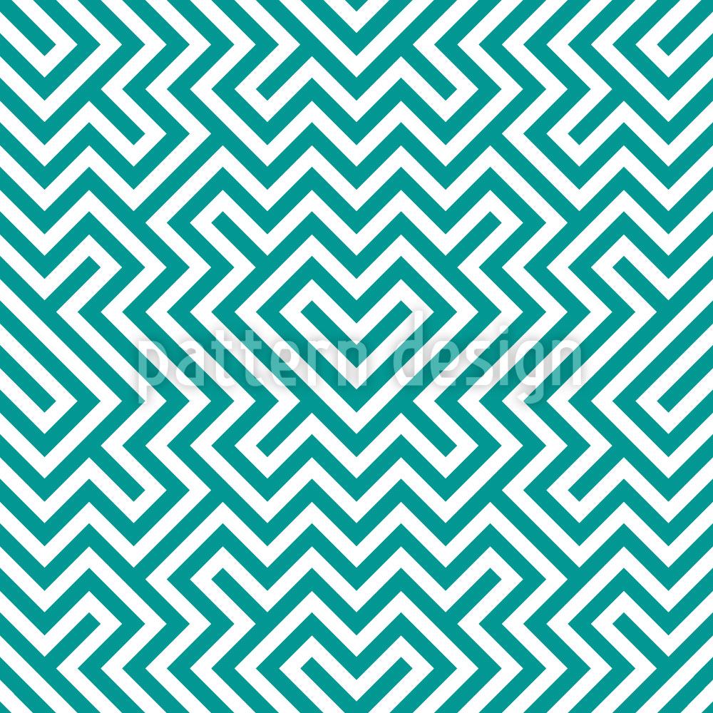 patterned-wallpaper-in-the-center-mint