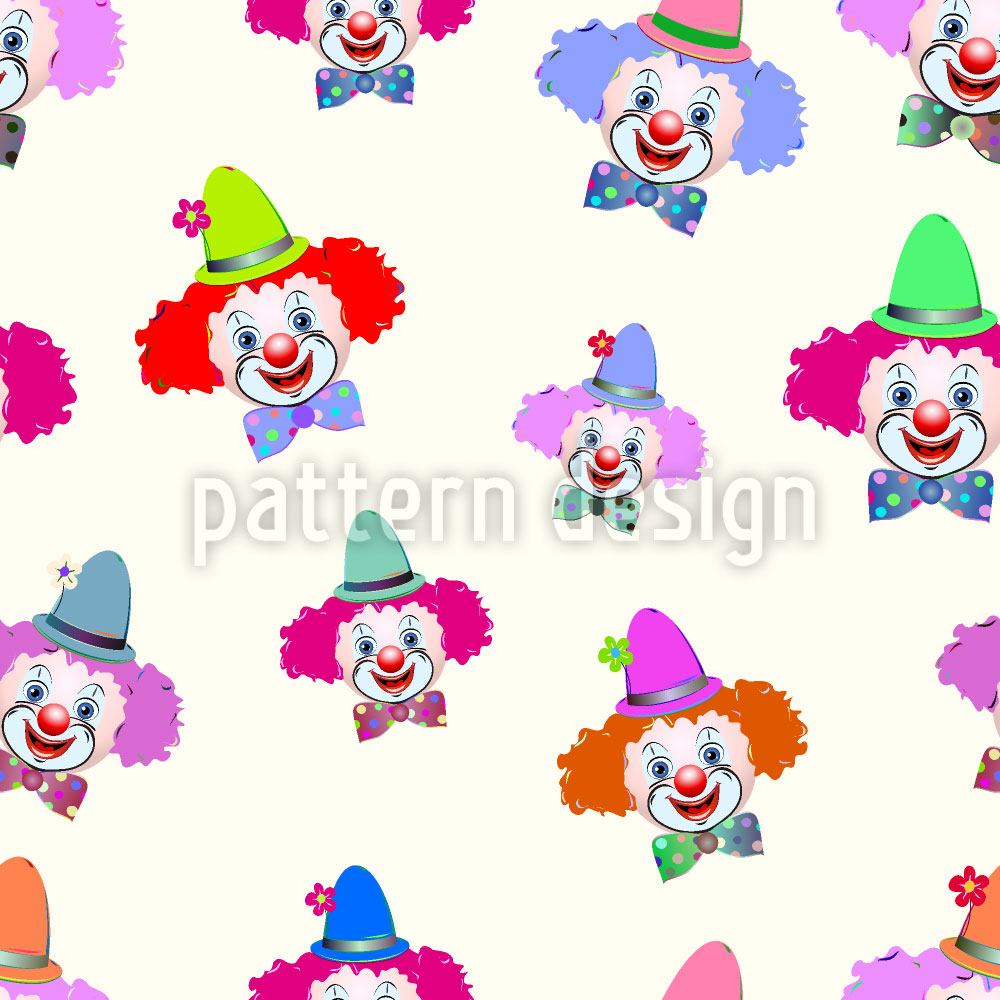 patterned-wallpaper-friendly-clowns