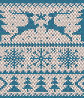 patterned-wallpaper-knitted-deer-crossing-blue