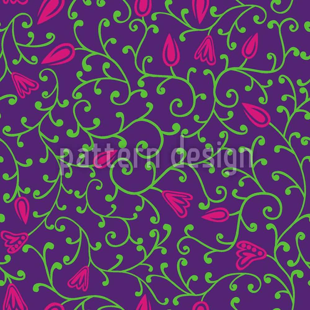 patterned-wallpaper-floral-night