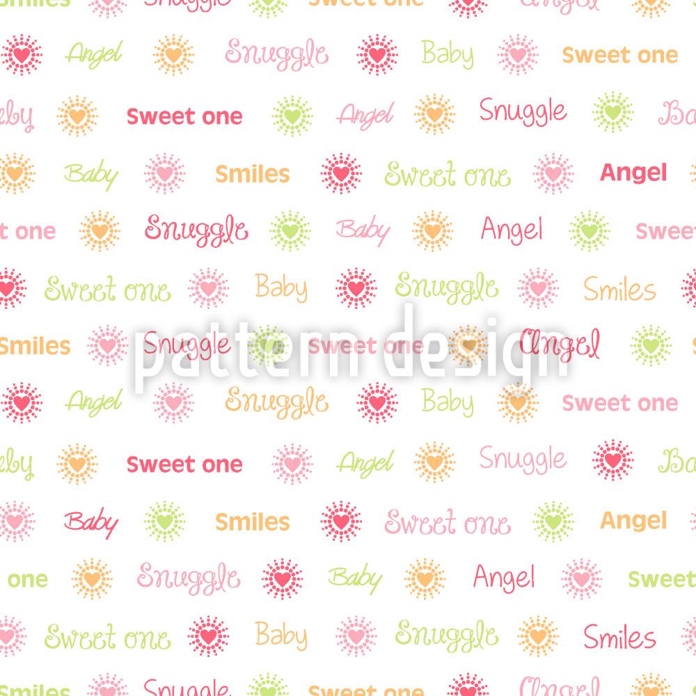 patterned-wallpaper-my-little-angel