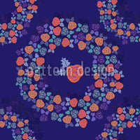 patterned-wallpaper-rose-wreath