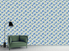 patterned-wallpaper-lily-bouquet