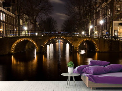 photo-wallpaper-at-night-in-amsterdam