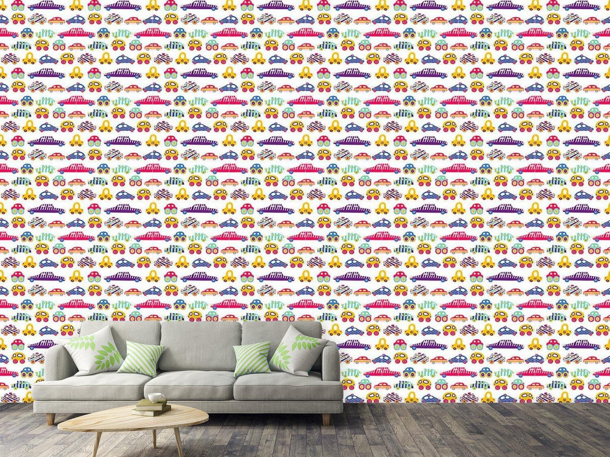 patterned-wallpaper-car-convoy