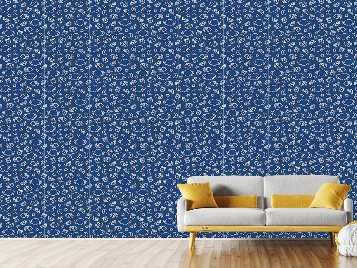 patterned-wallpaper-good-night-little-mouse