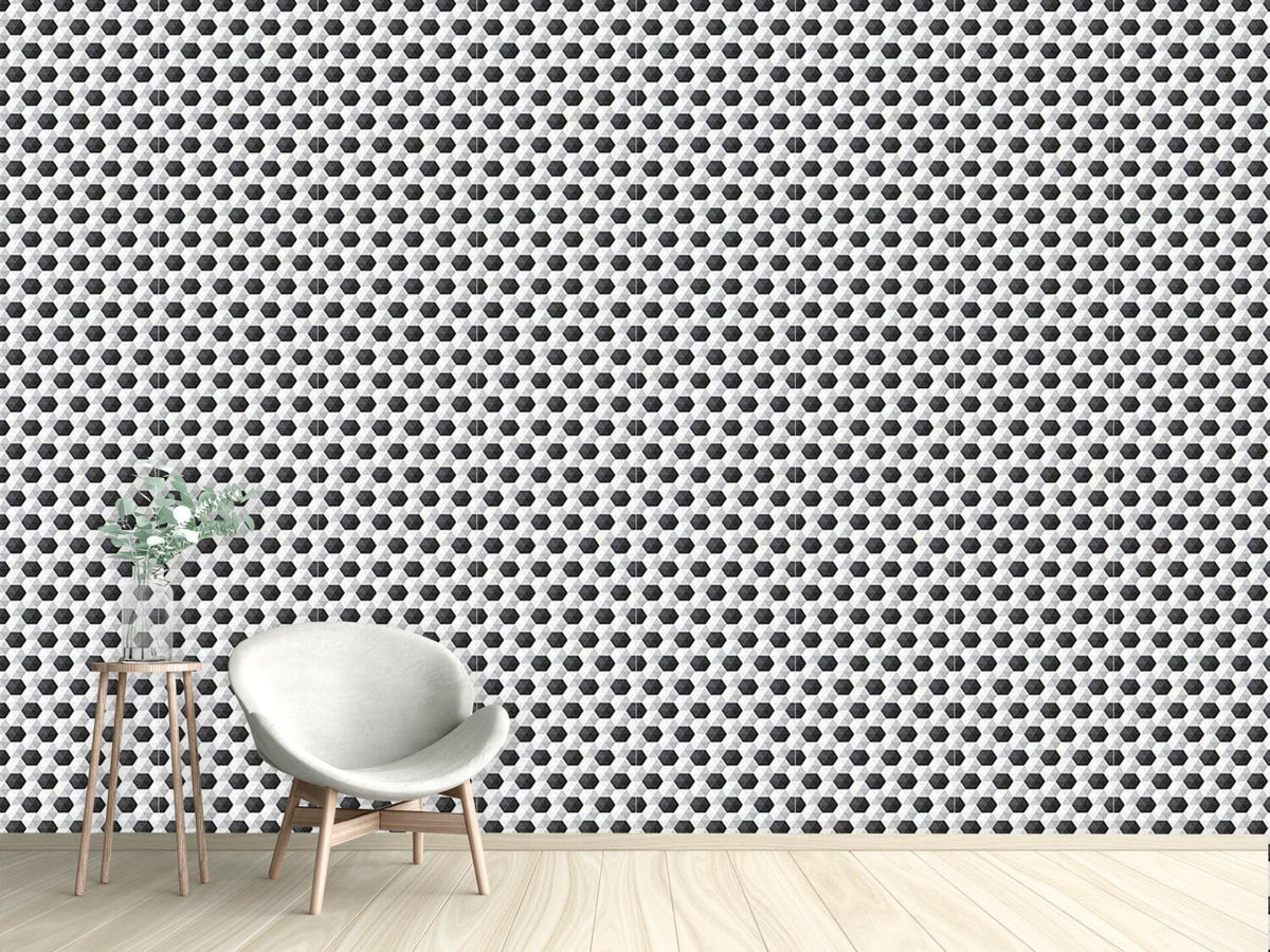 patterned-wallpaper-hexagon-honeycomb