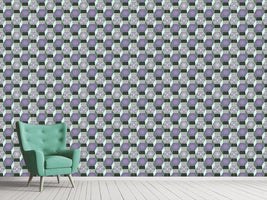 patterned-wallpaper-hexagonal-movement