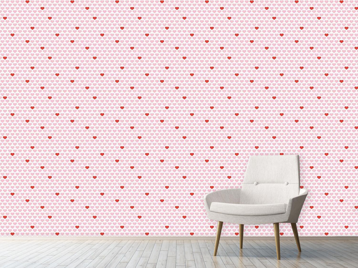 patterned-wallpaper-my-valentine-heart