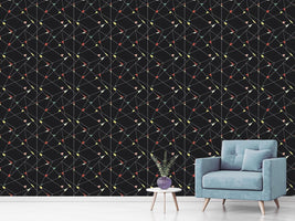 patterned-wallpaper-balancing-act-of-geometry