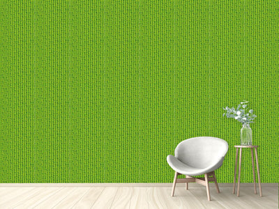 patterned-wallpaper-leaf-green-retro