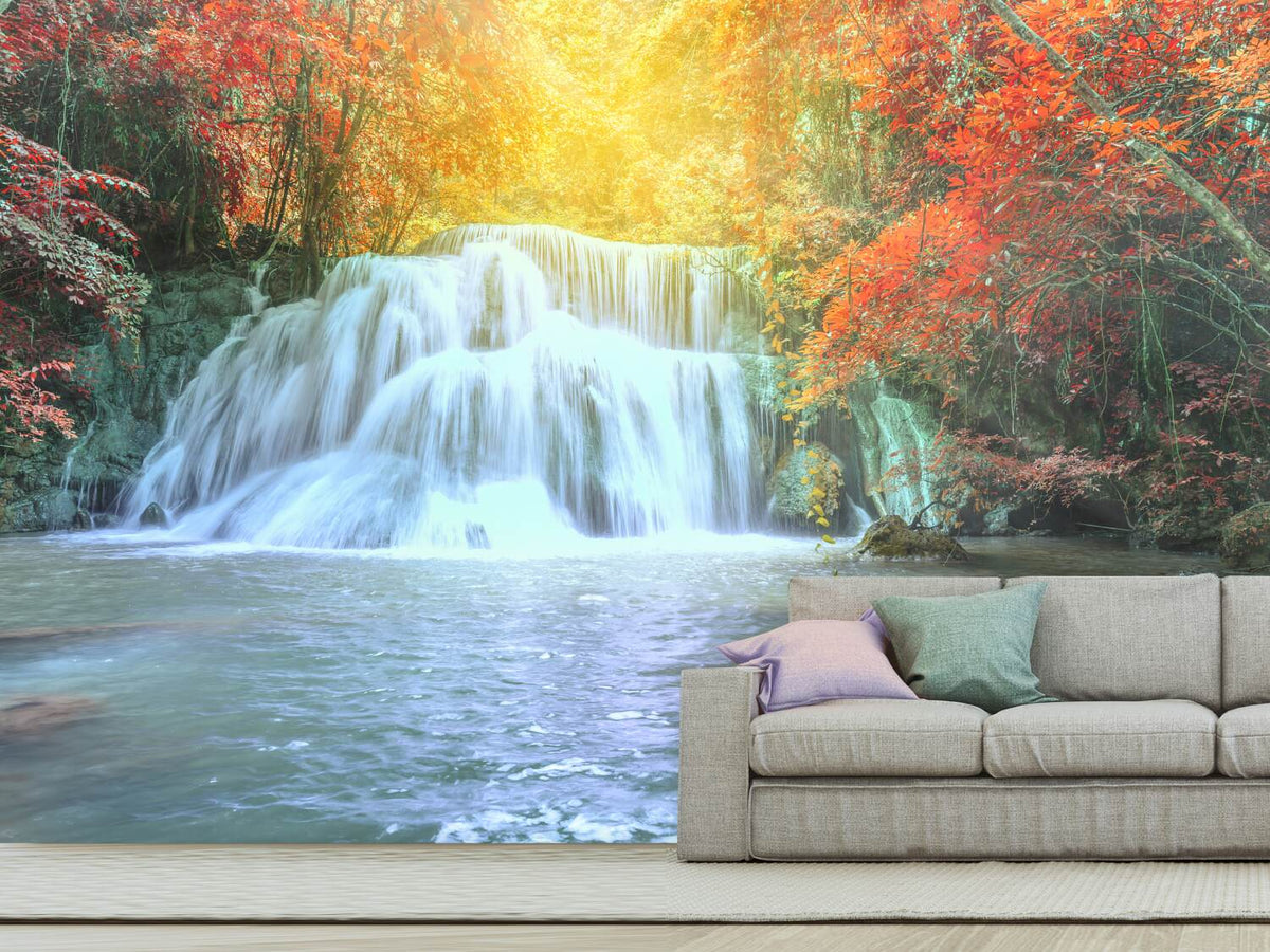 photo-wallpaper-waterfall-in-light