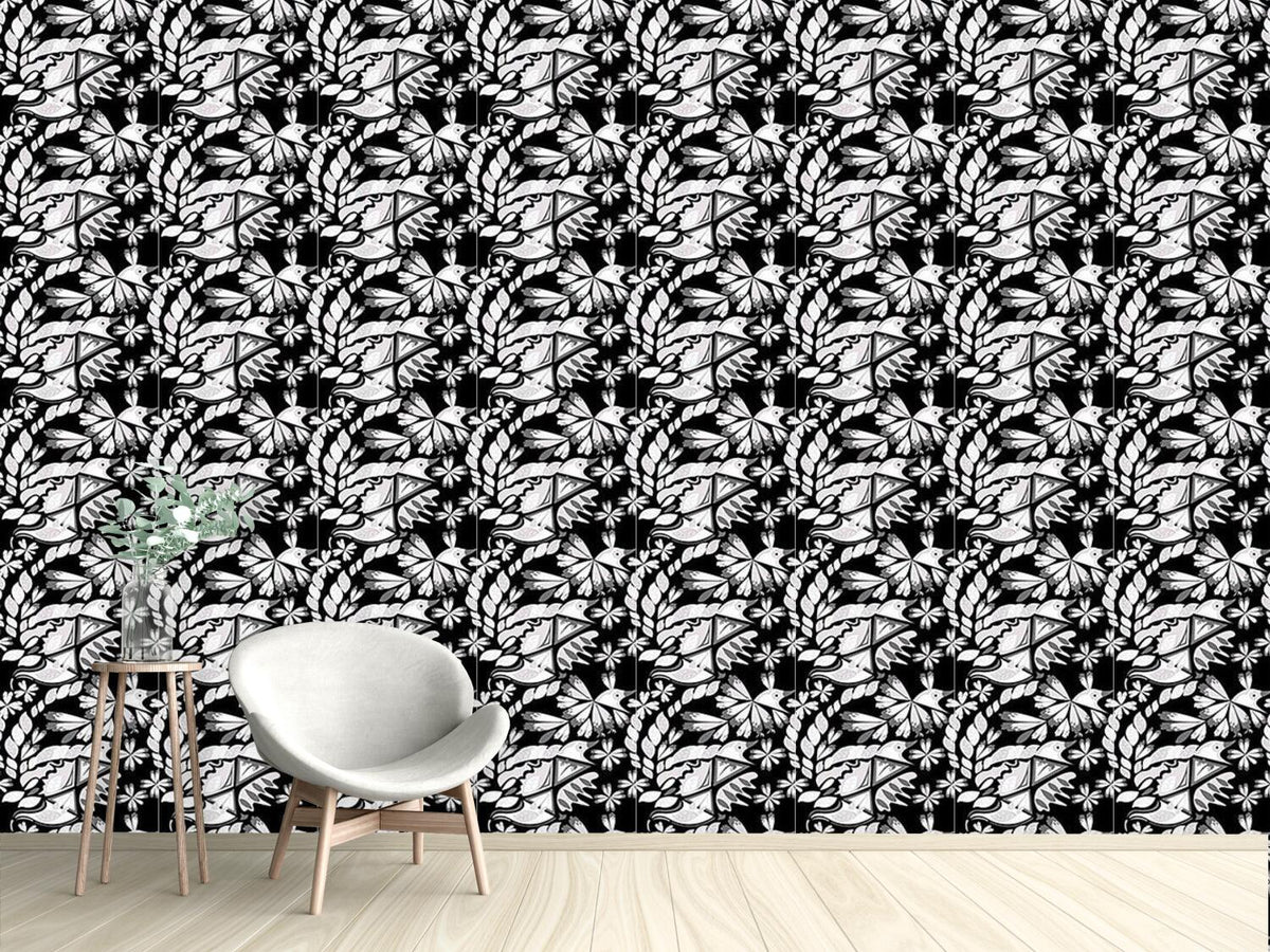 patterned-wallpaper-artful-bird