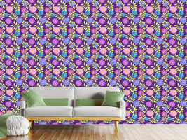 patterned-wallpaper-floristic-decoration