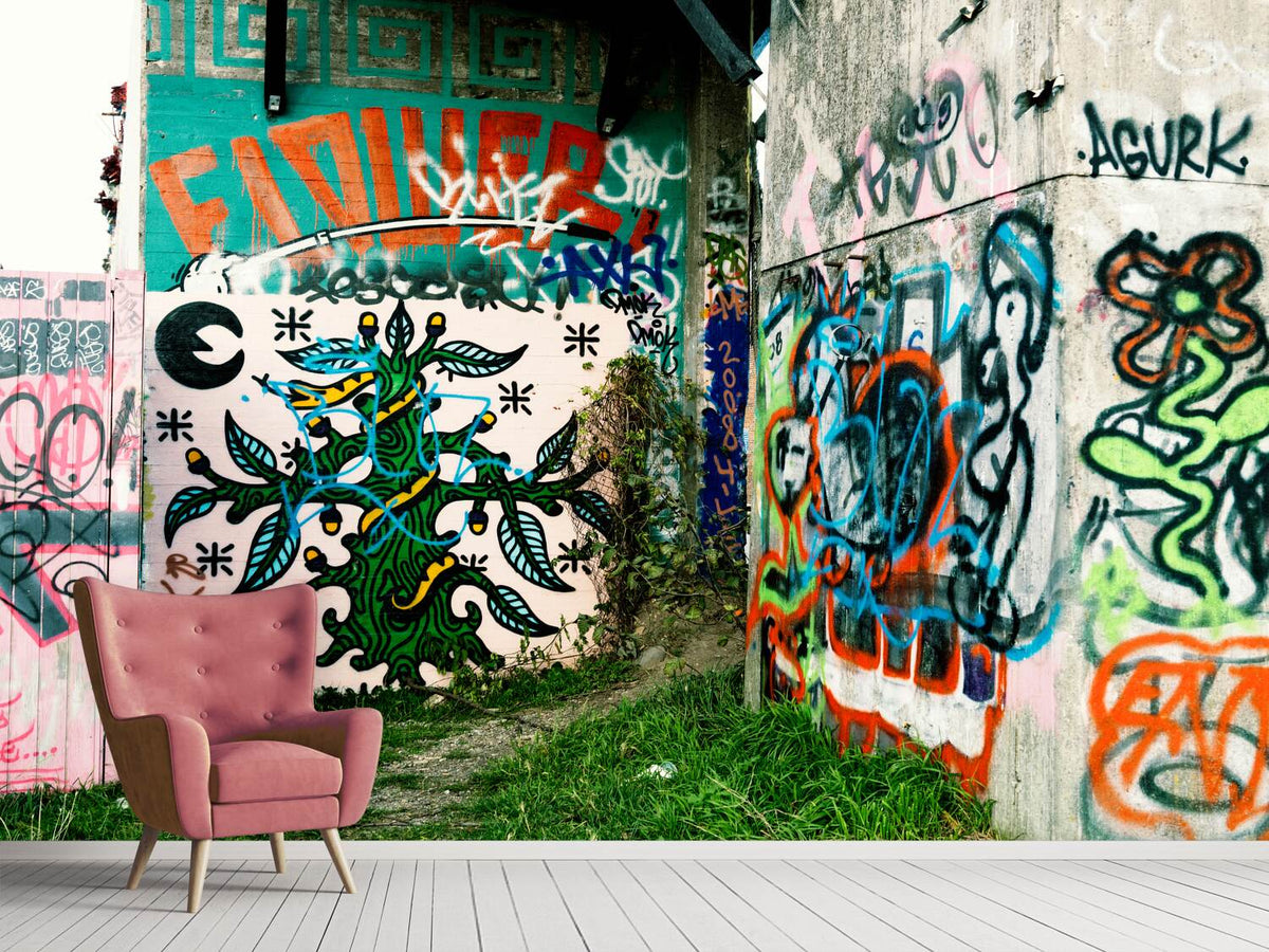 photo-wallpaper-graffiti-in-the-backyard