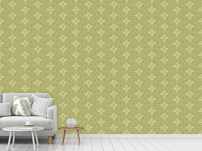 patterned-wallpaper-rose-green