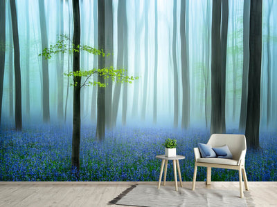 photo-wallpaper-the-blue-forest