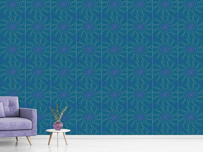 patterned-wallpaper-dotted-flowers