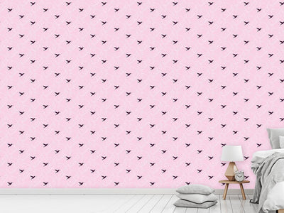 patterned-wallpaper-violet-hummingbird