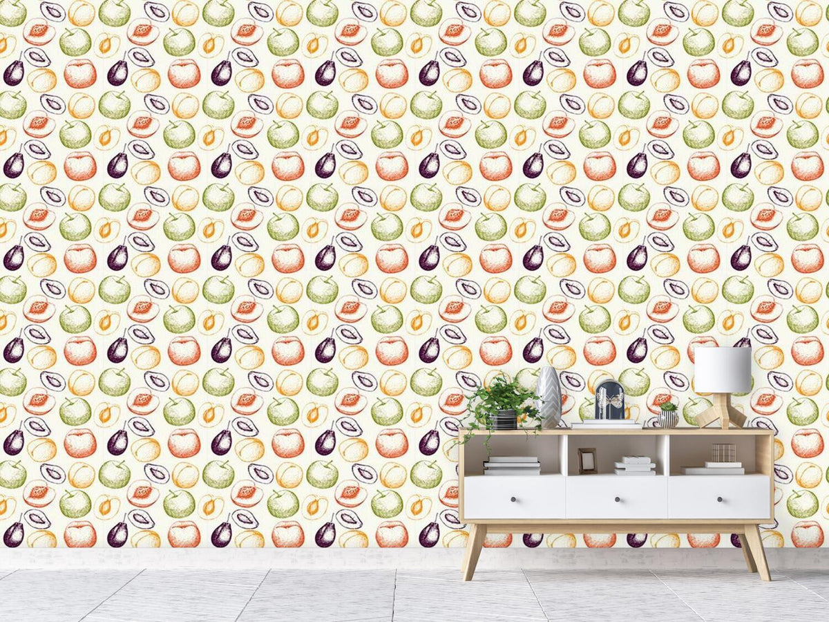 patterned-wallpaper-fresh-fruits