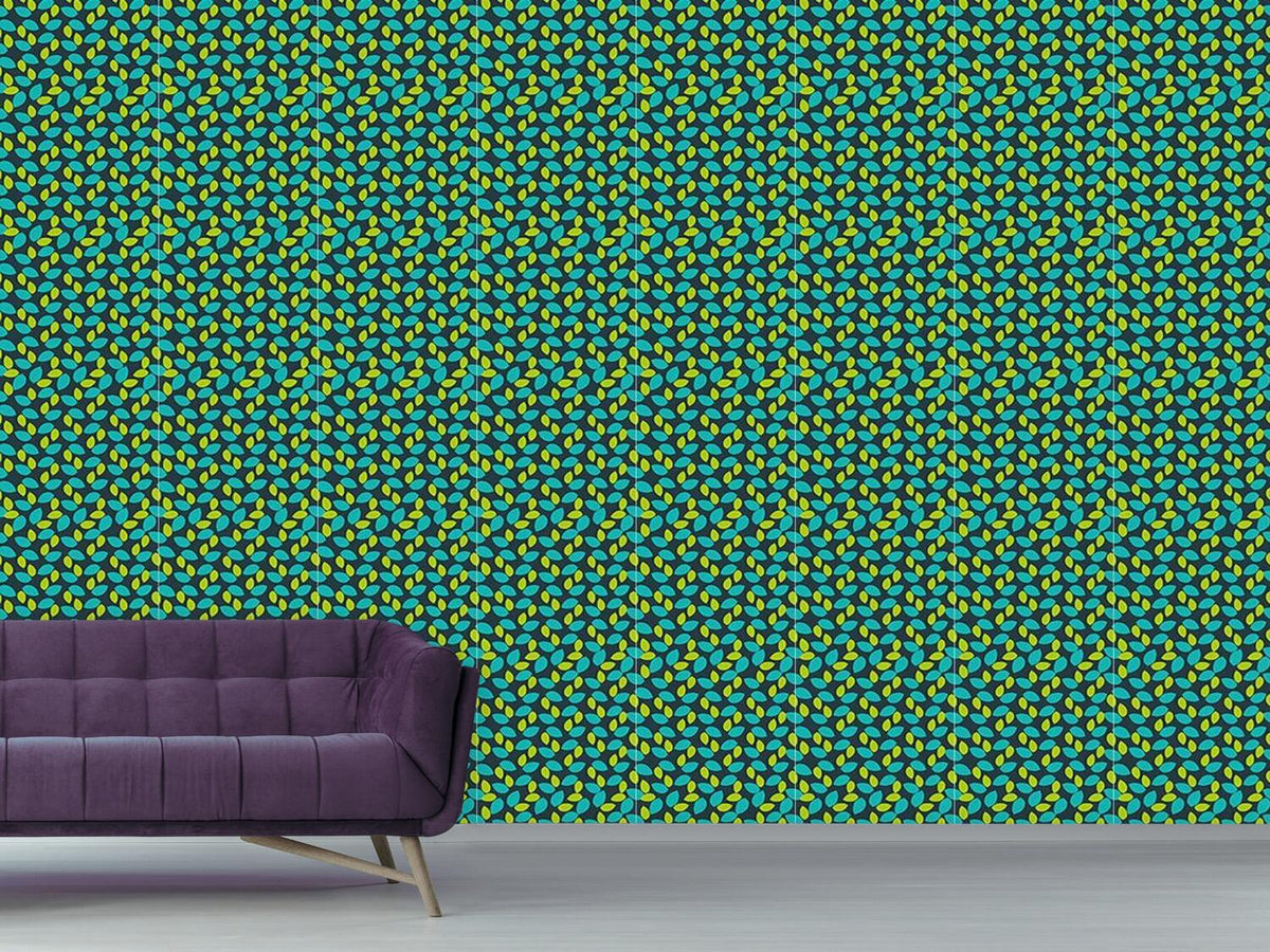 patterned-wallpaper-fruit-leaves