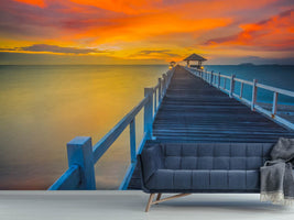 photo-wallpaper-a-wooden-bridge-in-the-far-east