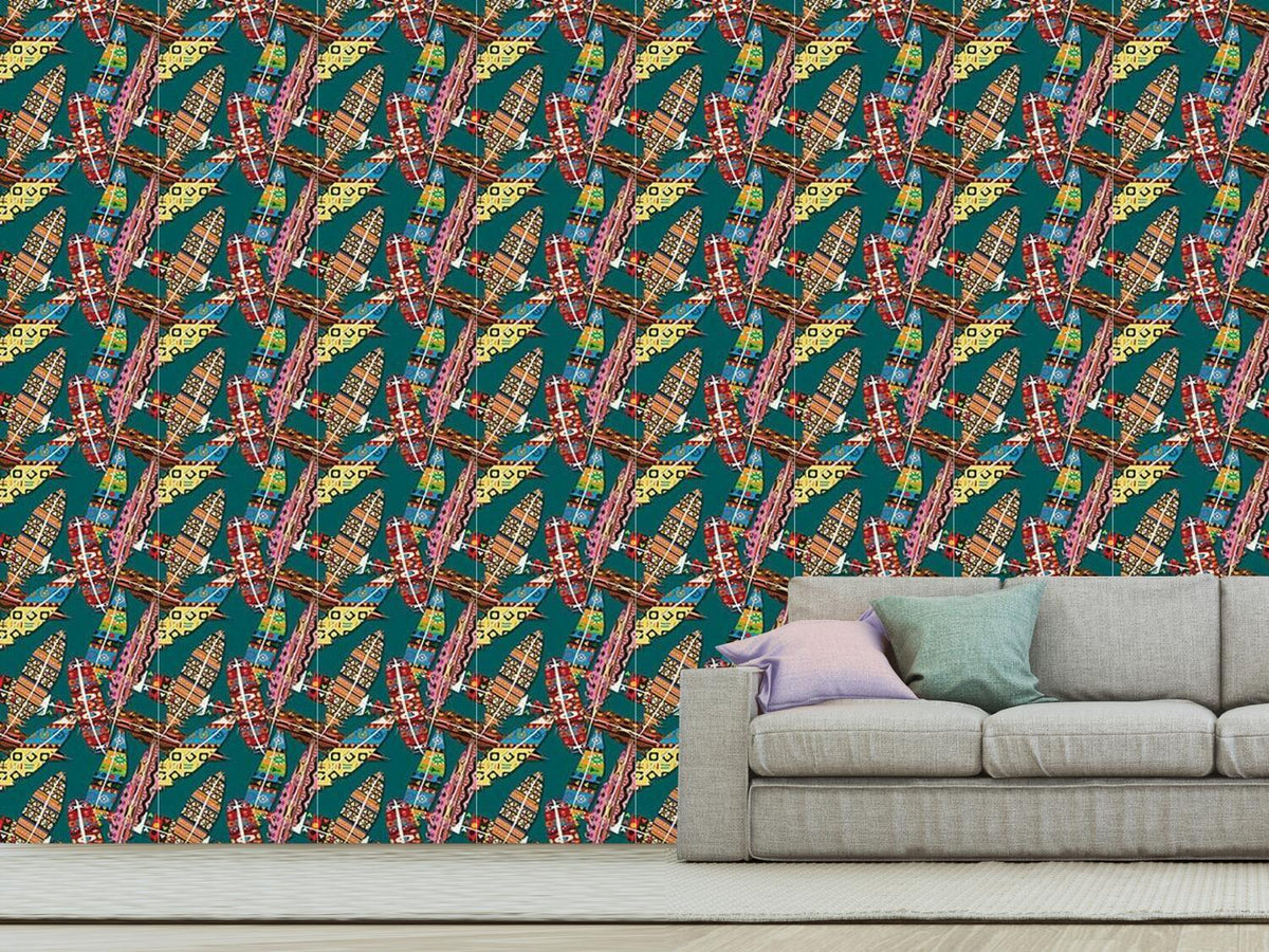 patterned-wallpaper-the-feathers-of-the-great-manitou