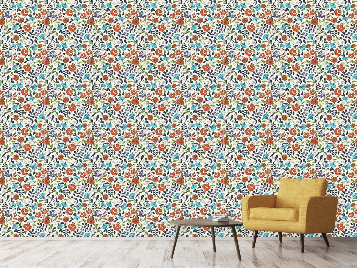 patterned-wallpaper-folklore-flowers-on-vases