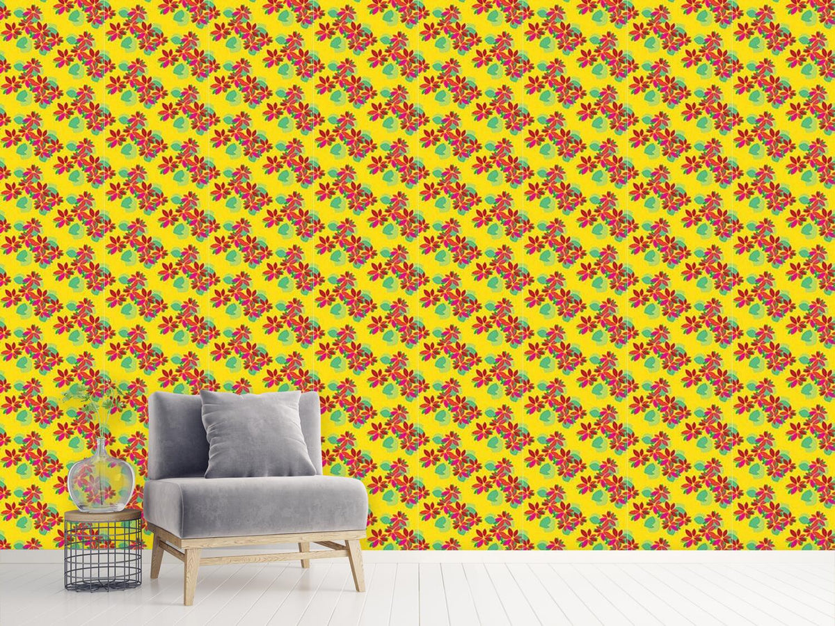 patterned-wallpaper-flora-tropicale