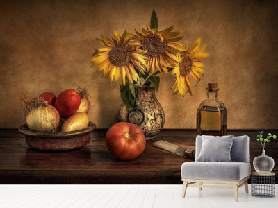 photo-wallpaper-girasoles-en-la-cocina